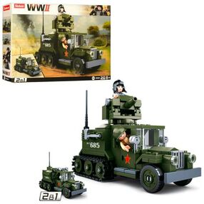 конструктор м38-в0685 sluban військовий 2 в 1