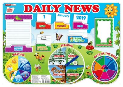Плакат Щоденні новини (англ) Daily news НУШ "Ранок НП"