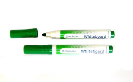 маркер зелений 8559 круглий для дошки "Centropen"