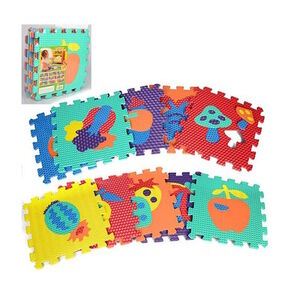 коврик мозаїка (m 2622) фрукти овочі коврик-пазл eva фомовий