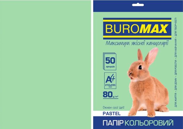 папір кольоровий 50 аркушів pastel світло-зелений    артикул BM.2721250-15 Ціна (цена) 48.60грн. | придбати  купити (купить) папір кольоровий 50 аркушів pastel світло-зелений    артикул BM.2721250-15 доставка по Украине, купить книгу, детские игрушки, компакт диски 1