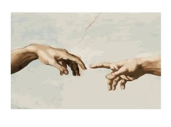 Розпис по номерах 40х50 BS29287 Створення Адама brushme Брашми