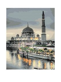 Розпис по номерах 40х50 GX29457 Мечеть на заході brushme Брашми