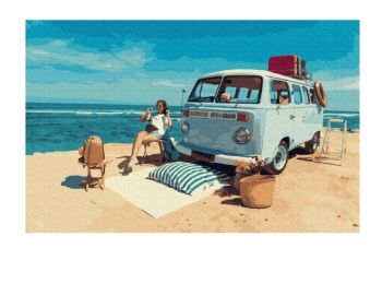 Розпис по номерах 40х50 GX30911 Інді пікнік brushme Брашми