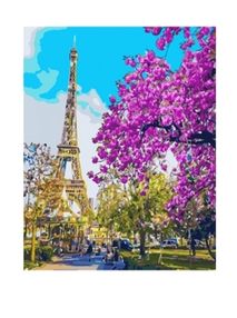 Розпис по номерах 40х50 GX3777 В центрі Парижу brushme Брашми
