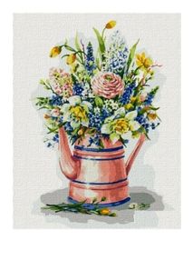 Розпис по номерах 40х50 КНО3159 Літній букет "Ідейка"