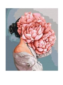 Розпис по номерах 40х50 BS52100 Загадка піонів brushme Брашми