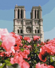 Розпис по номерах 40х50 BS52328 Собор Паризької Богоматері brushme Брашми