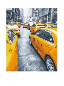 Розпис по номерах 40х50 GX25434 Нью-Йорське таксі brushme Брашми