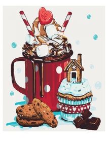 Розпис по номерах 40х40 КНО5532 Смак дитинства "Ідейка"