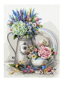 Розпис по номерах 40х50 КНО3146 Вишуканий натюрморт "Ідейка"