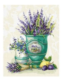 картина по номерам идейка   розпис по номерах ідейка  артикул КНО3153 лаванда в