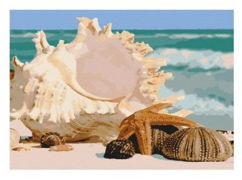 Розпис по номерах 40х50 10565-АС Музика моря "Art Craft" арт крафт