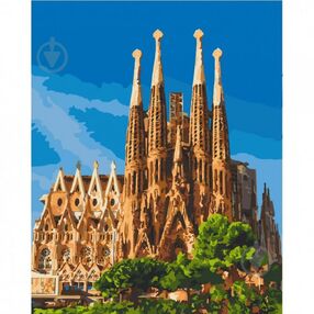 Розпис по номерах 40х50 11230-АС Саграда Фамілія Барселона "Art Craft" арт крафт