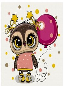 Розпис по номерах 30х30 15514-АС Совеня з кулькою "Art Craft" арт крафт